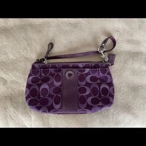 Coach wristlet purse.